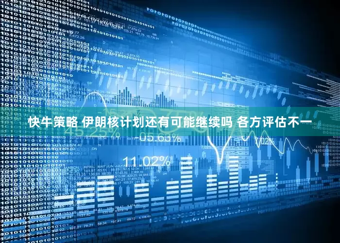 快牛策略 伊朗核计划还有可能继续吗 各方评估不一